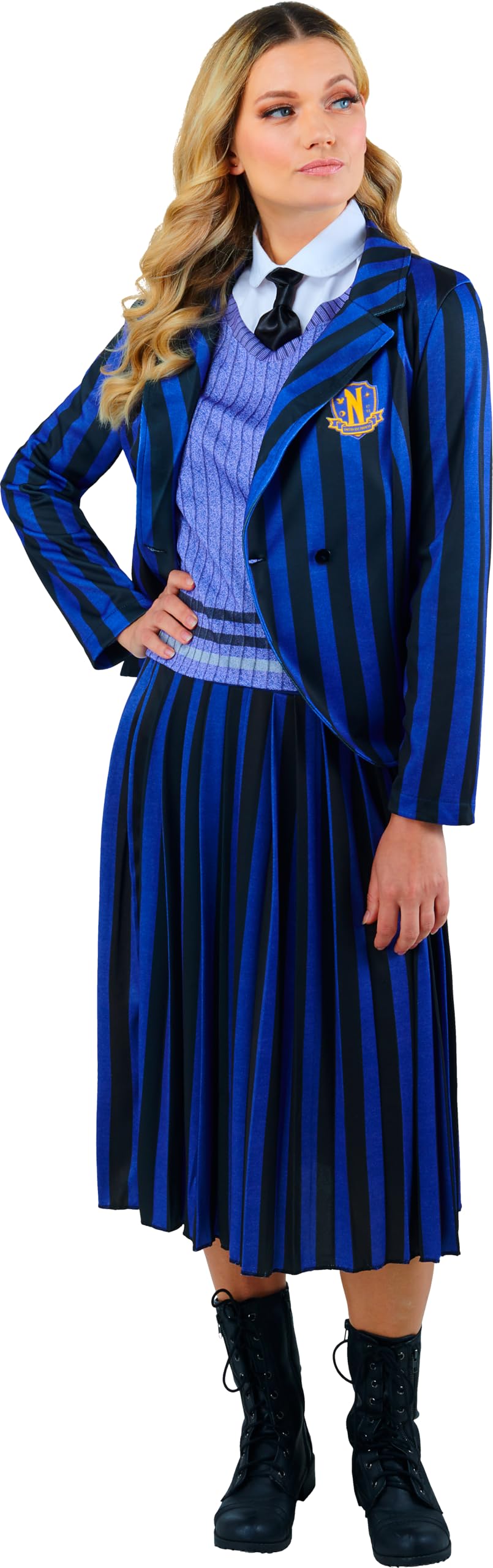 Rubie's Women's Wednesday Nevermore School Uniform Costume - Image 4